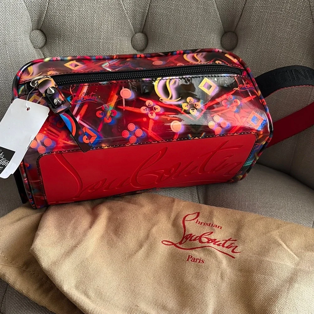 Authentic Christian Louboutin Multicolor Toiletry Bag - Picture 11 of 12